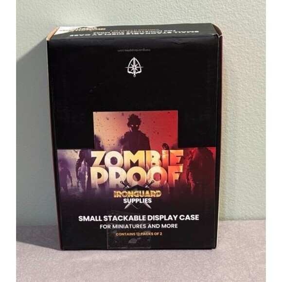 Ironguard Supplies 1 1/2” X 2 3/4 Small Stackable Miniatures Display Case 24ct - Picture 3 of 3
